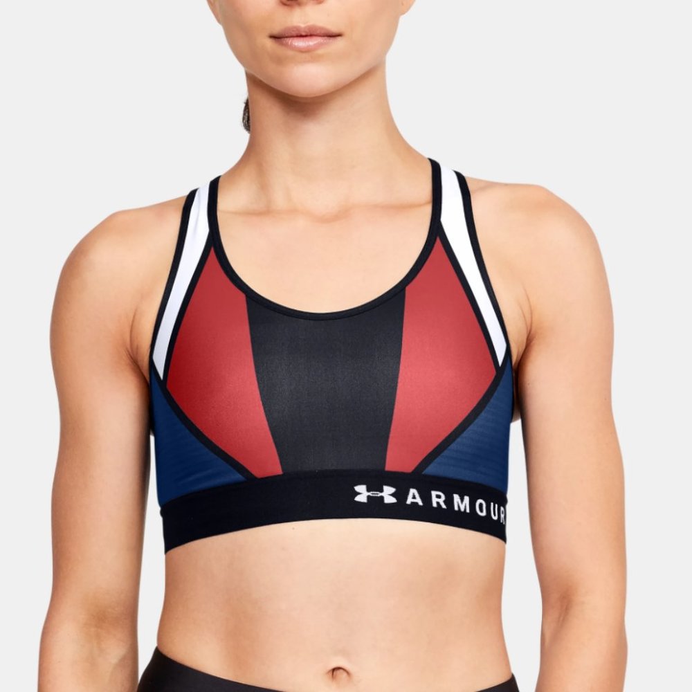 UNDER ARMOUR Women's  Mid Country Pride Sports Bra